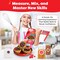 Baketivity Caramel Kisses Kids Baking Kit - Baking Set for Girls and Boys Ages 4-12 - Kids Cooking Kit with Premeasured Ingredients, Instructions, Video, STEM Activities